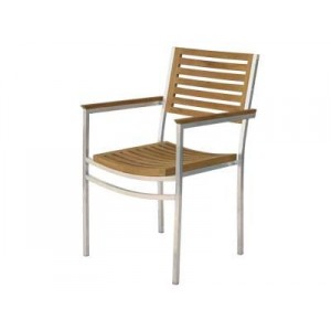 Poltrona Centenary in teak acciaio Berbeda 5404