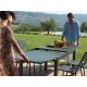 Set Tavolo Sofy 140/280 in ferro con 6 sedie e 2 poltrone Vegas Textplast